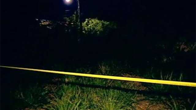 Human remains were found behind a church in Lake Worth on Tuesday.
