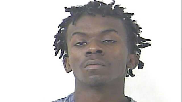Nkosi McClain is accused of shooting a woman on the campus of Indian River State College.