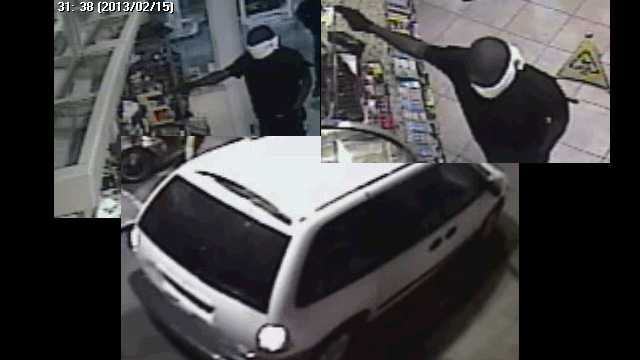 Police are trying to identify two men who robbed a BP gas station on Georgia Avenue early Friday morning.