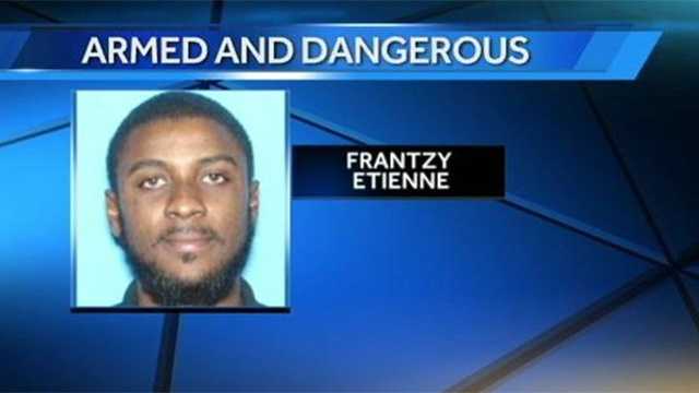 Frantzy Etienne is accused of breaking into a home in Hallandale Beach.