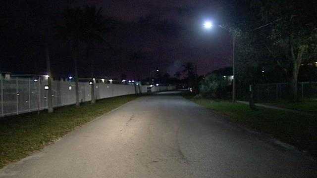 A man was shot Monday night along 36th Court in West Palm Beach.