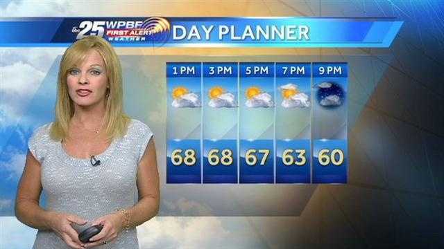 Sandra says a sunny Thursday is on tap but temperatures might not even reach 70 degrees.