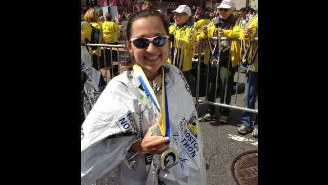 Lilia Drew finished the Boston Marathon 40 minutes before the explosions occurred.