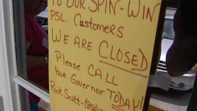 Arcade employees on the Treasure Coast are out of work after Gov Rick Scott