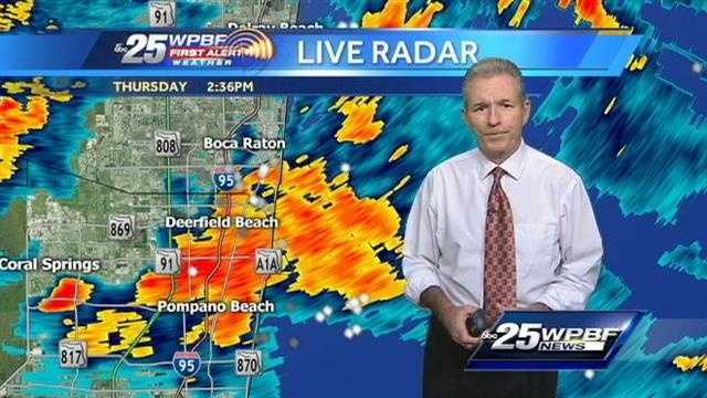 Mike Lyons said an increasingly dangerous situation is developing in southern Palm Beach County on Thursday afternoon.