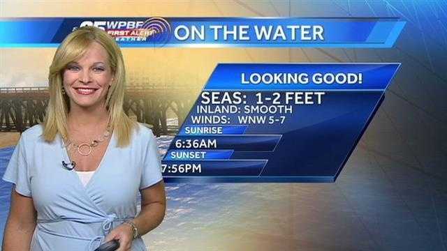 Sandra says another beautiful day is on tap around the Palm Beaches and Treasure Coast.