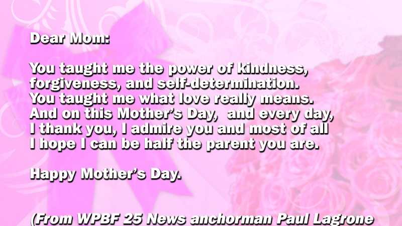 View, Share Mother's Day Messages On WPBF.com