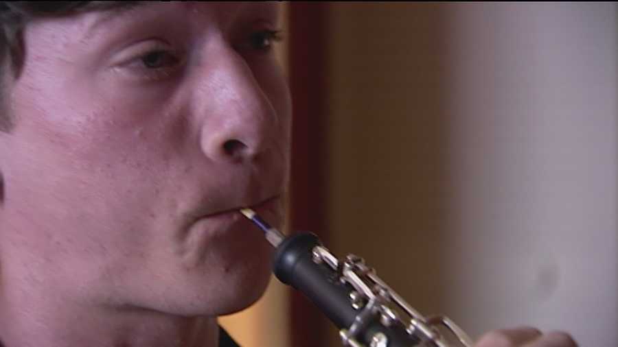 Tyler Morrison, who has been in and out of foster care, discovered his love for music at Dreyfoos School of the Arts.
