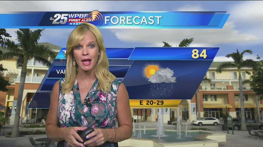 Sandra Shaw says the wet weather pattern will continue throughout the day.