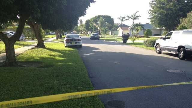 A teenager was grazed in the head by a bullet Tuesday night in West Palm Beach.