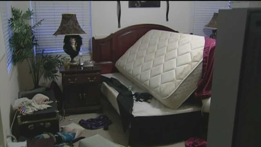 Mattresses had been flipped, drawers emptied and closets ripped apart in the Riviera Beach home of Charlotte Chidester and George Mayo on Monday, the second time their home had been targeted in recent weeks.