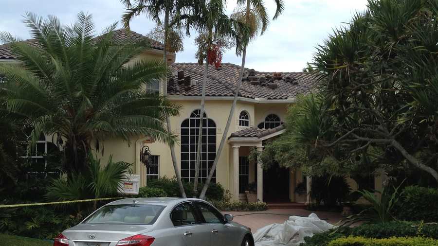 A 21-year-old man was electrocuted while working on this home in Boca Raton.