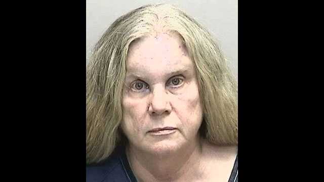 Peggy Hill is accused of kissing a Manatee County deputy on the nose against his will.