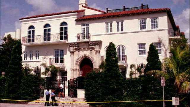 The mansion at 1116 Ocean Drive received national attention after Gianni Versace was fatally shot outside the mansion in 1997.