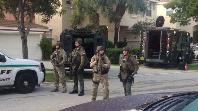 Deputies raided a Royal Palm Beach home Friday morning.