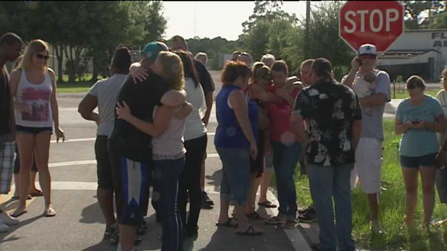 A day after a man shot and killed two people and injured a third before turning the gun on himself, friends and loved ones gathered at a vigil to mourn in Fort Pierce.