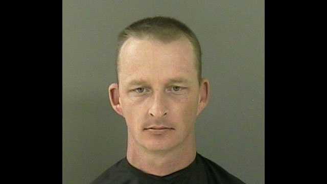 Scott Helman (pictured here from a 2008 arrest) was arrested after a K-9 knocked him to the ground and bit him.
