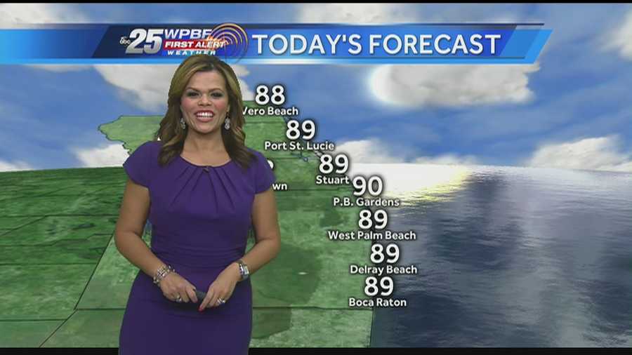 Felicia Rodriguez says it will be another dry start to the day.