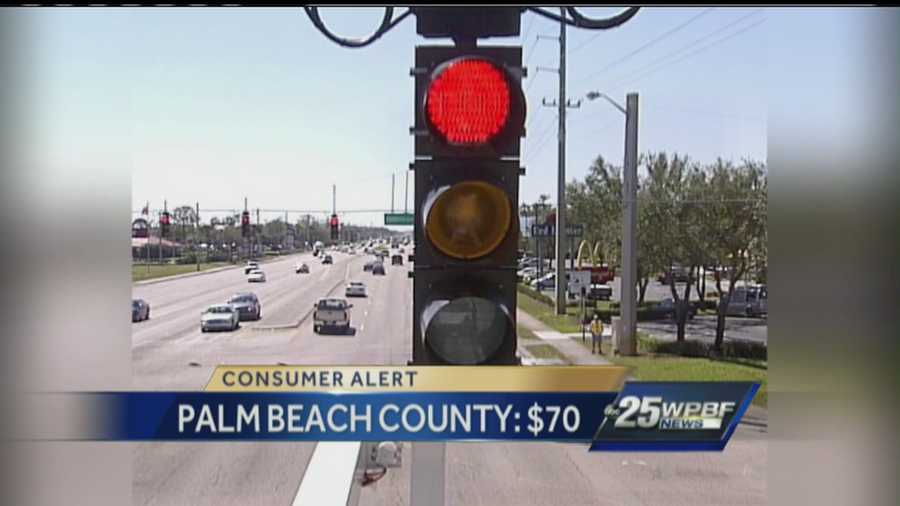 Fighting red-light tickets might be more trouble than they're worth in some parts of town. Which areas charge the most for court costs? Find out on WPBF.com.