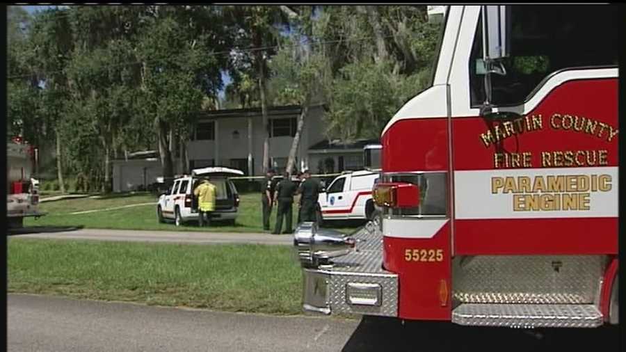 A fire causes significant damage to a house in Indiantown.