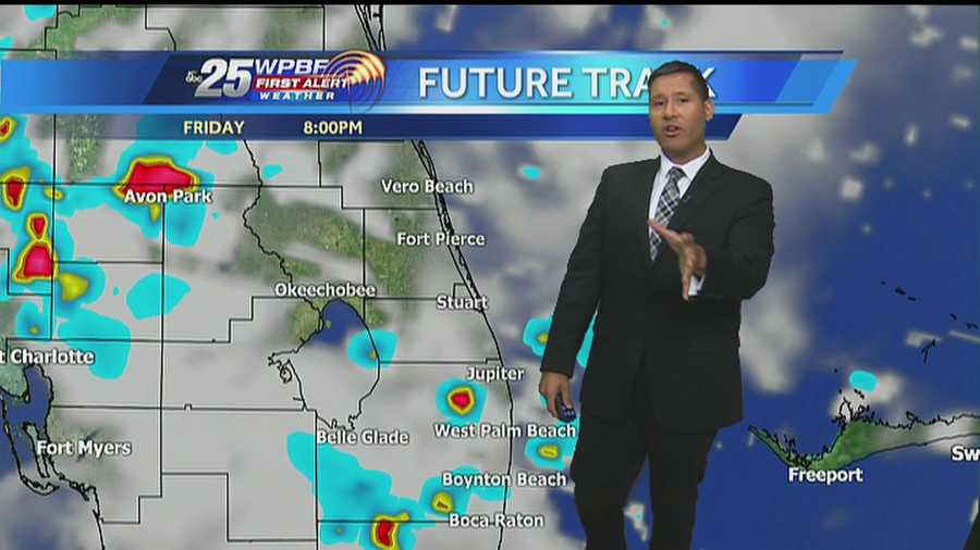 Cris says high heat and possible afternoon showers are on tap around South Florida on Friday.