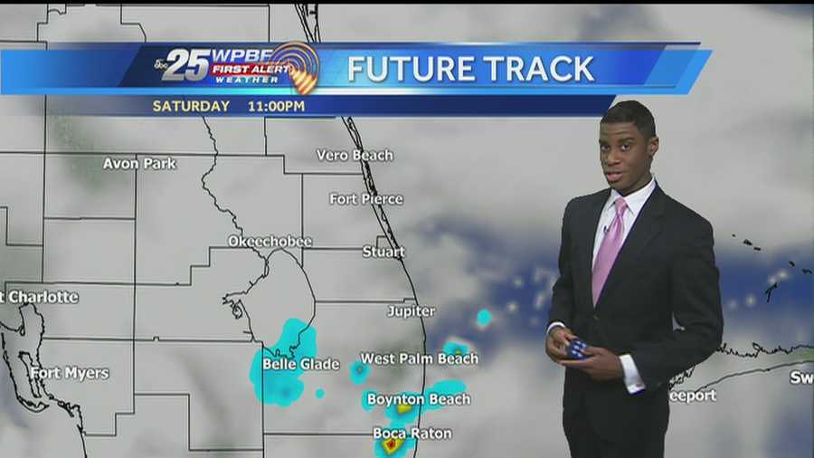 Justin says we can expect a mix of sun and clouds this weekend, with showers also likely and storms possible.