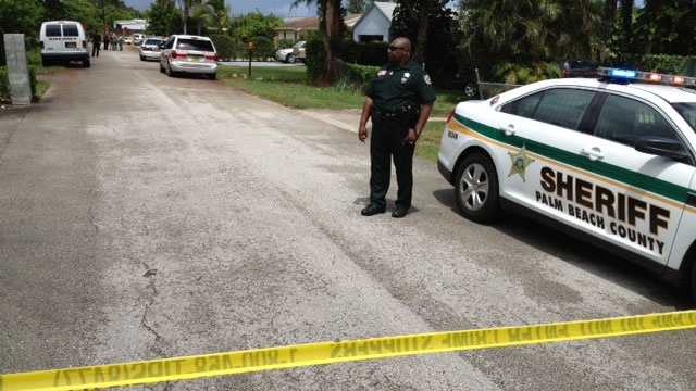 Deputies are investigating a shooting on Plantation Drive in West Palm Beach.