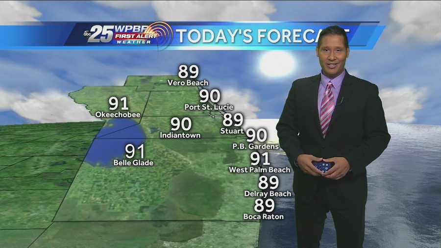 Cris Martinez says it will be a drier day as the heat makes a comeback.