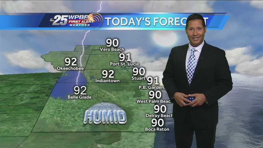 More hot weather is on tap around town Wednesday, and more than one system is making some noise in the tropics this week.