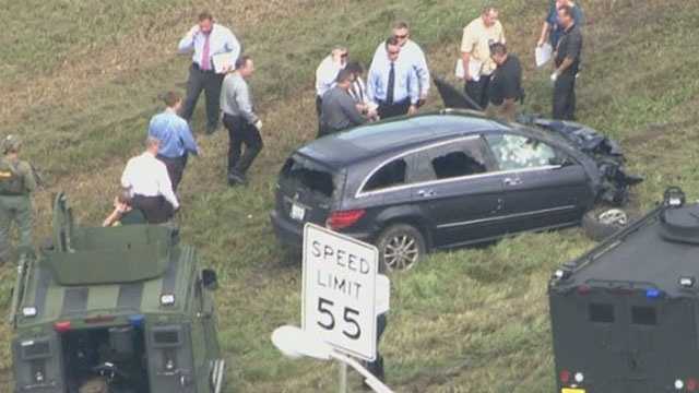 A high-speed chase came to an end in Broward County when the suspect was found dead in his SUV.