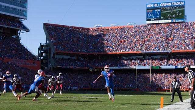 Florida takes on Tennessee in Gainesville on Saturday, and one lucky Vols fan will be sitting pretty near midfield.