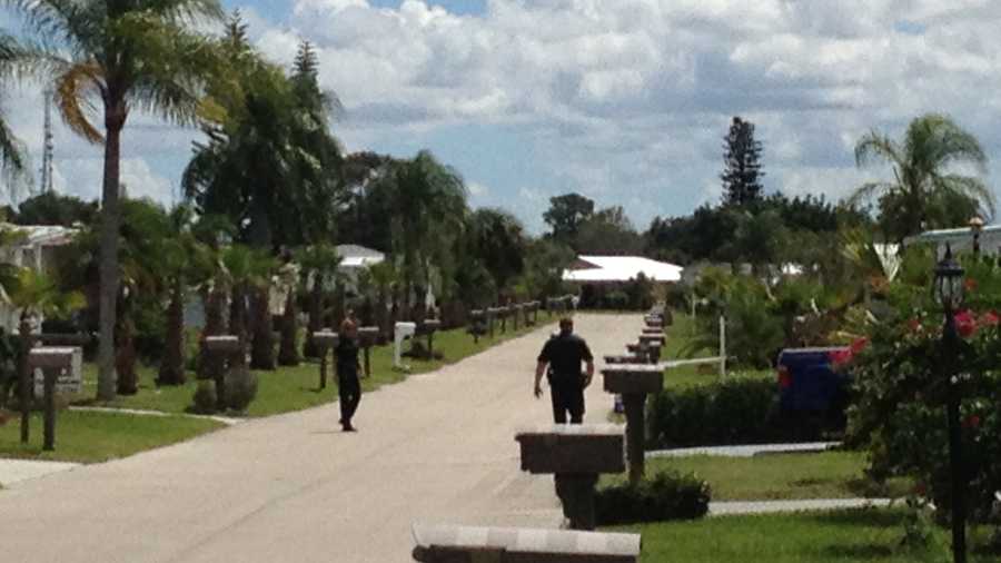 Deputies went door to door in a Port St. Lucie mobile home park to find out how many residences had been burglarized.