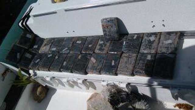 A deputy found these cocaine bricks floating in the ocean off Dania Beach.