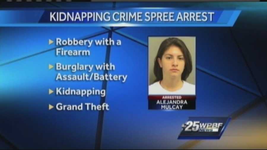 An 18-year-old woman faces serious charges after police said she promised sex to a man who ended up being the target of her personal crime spree.