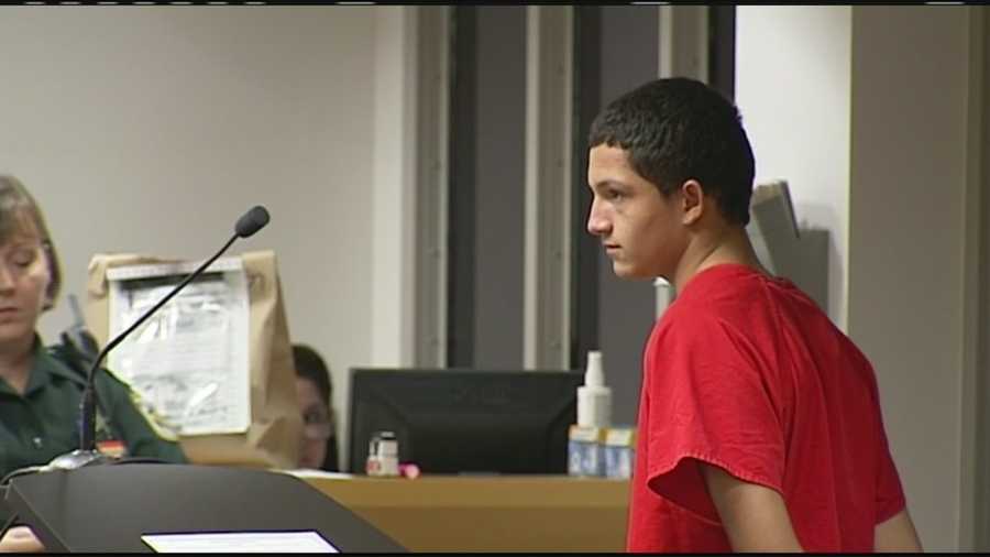 Edgar Sorto, 14, is accused of robbing a couple at gunpoint in Lake Worth.