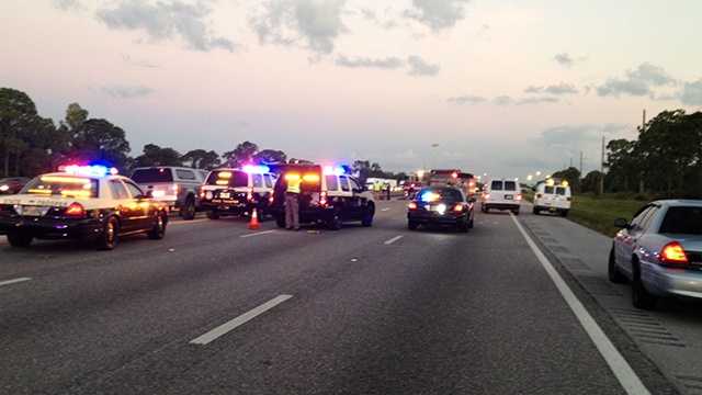 A serious crash left two people dead and kept Interstate 95 closed in Martin County for several hours Wednesday morning.