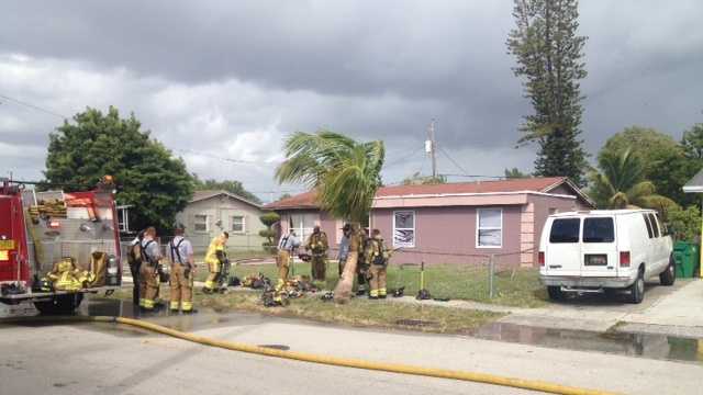 All the children at this Riviera Beach day care are OK after a fire started there Monday morning.