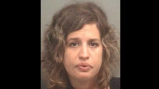 Stephanie Haines is accused of trying to steal $750 worth of faucets from a Home Depot in Delray Beach.