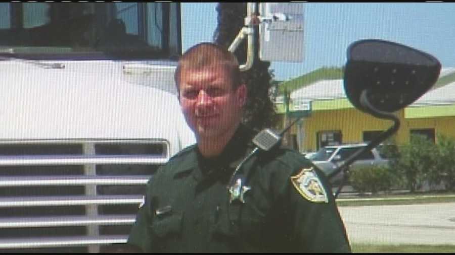 St. Lucie County Sheriff's Office Deputy Paul Pearson Jr. was shot in the shoulder while executing a warrant in Sebring as part of a U.S. marshal task force.
