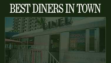 We asked and you answered, South Florida. Here they are, the top diners in town, according to our Facebook fans. The first eight diners on the list tied for 19th place, then the list resumes at No. 18.