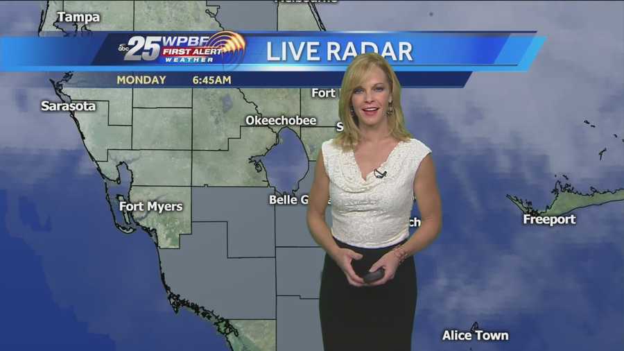 Meteorologist Sandra Shaw has a quick look at Monday morning's weather forecast.