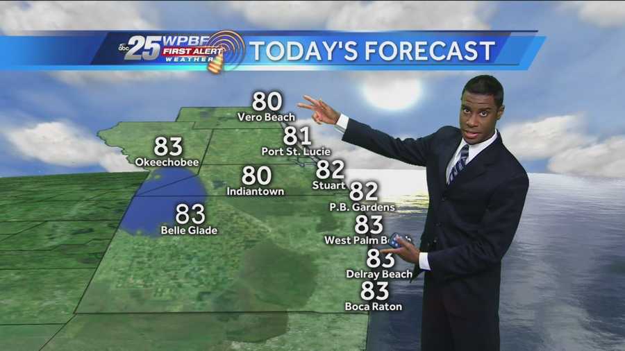 Justin says some morning showers will eventually give way to more pleasant daytime weather.