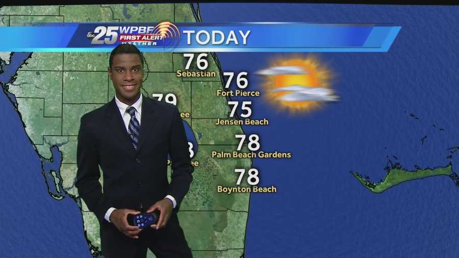 Justin says a chance of rain is certainly in the forecast for Friday with breezy conditions and highs in the 70s.