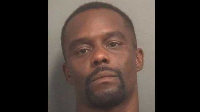 Bryan Jones is accused of using the same car in the robberies of a Palm Beach Gardens bank and a gas station.