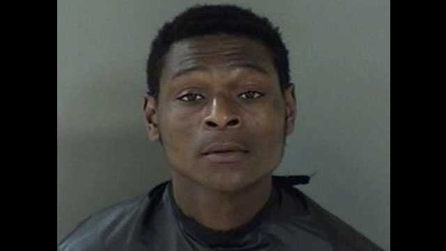 D'Montay Whigham is accused of striking a woman in the face with a rifle and stealing her cellphone.