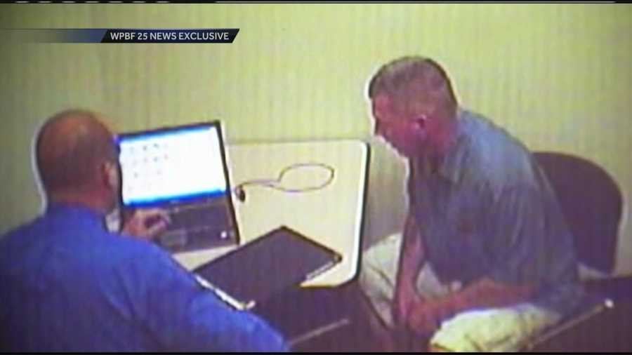 WPBF 25 News has exclusively obtained video of a detective interviewing the son of a missing Sebastian woman after taking a computer voice stress analysis test.