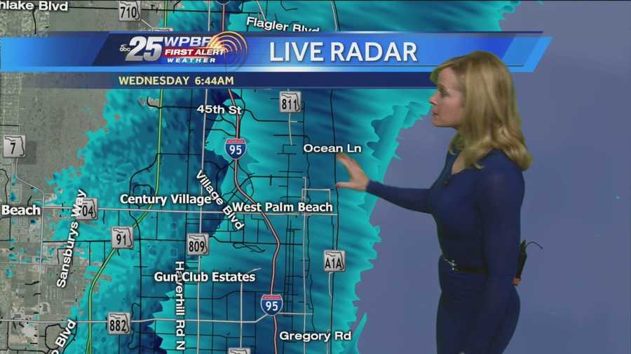 Sandra says to keep that umbrella and jacket with you Wednesday, as the chilly wind drives more rain through the region.