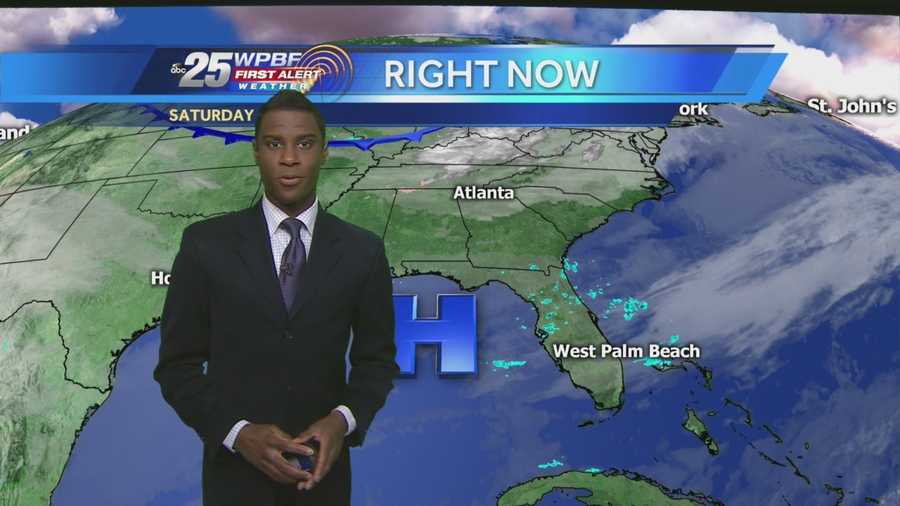 Justin says a pleasant weekend is on tap around the Palm Beaches and Treasure Coast.