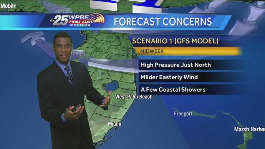 Warmer temperatures are on the way, but Justin says rain could return this week as well.