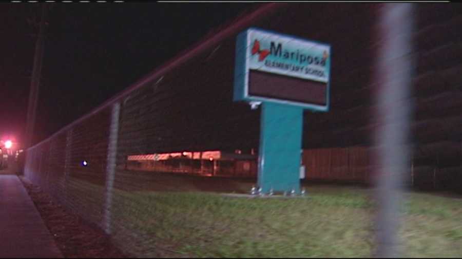 Police said four teenage boys and two young women were walking to the Mariposa Elementary School playground late Saturday night when a man approached them with a gun.